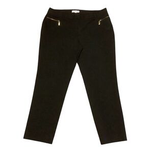 Chaus New York Black Ankle Pants with Zip Pockets/ Size 12
